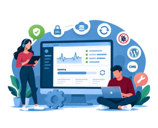 SparkDMS website maintenance and support